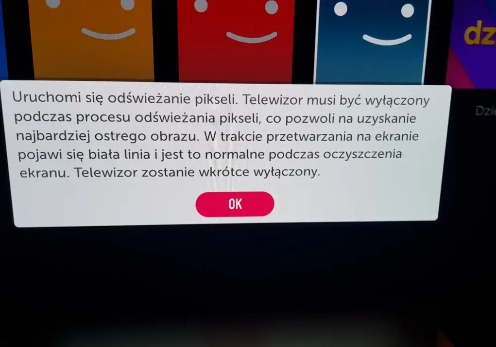 Jak często należy przeprowadzać czyszczenie pikseli LG OLED?