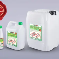 Benzyna ekstrakcyjna Michor czyści powierzchnie przed malowaniem, usuwając tłuszcze, oleje i woski. Dostępna w butelce 0,5L i kanistrze 5L.